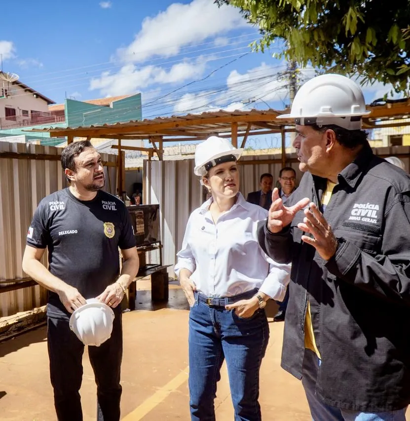 Casa de Custódia avança em Uberaba e obra entra na reta final após vistoria da prefeita