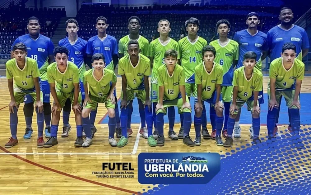 Uberlândia entra em quadra com ambição nacional e mira destaque entre os melhores do futsal sub-14 do país