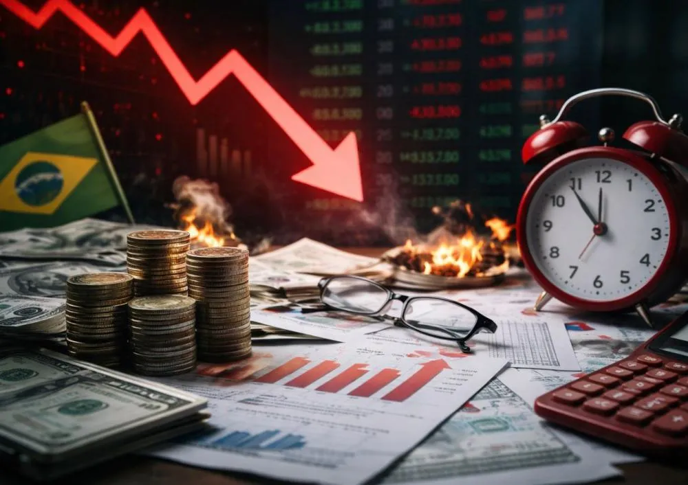 Juros altos, risco de falências e dólar pressionado acendem alerta para um possível “reset” financeiro em 2026