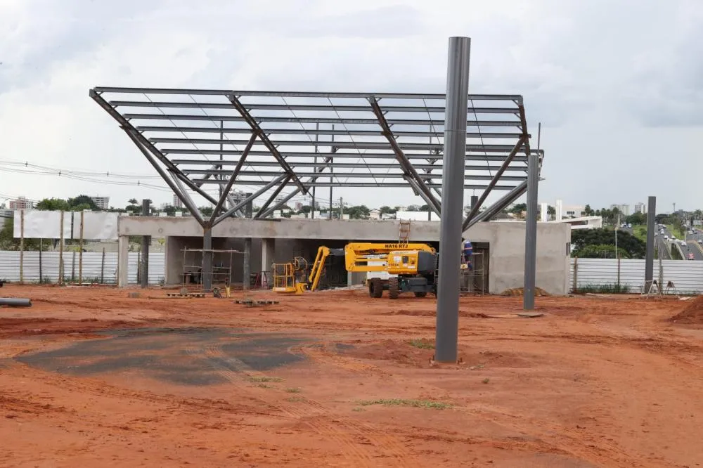 Obra milionária do novo terminal avança em Uberlândia e promete transformar o transporte no setor Sul