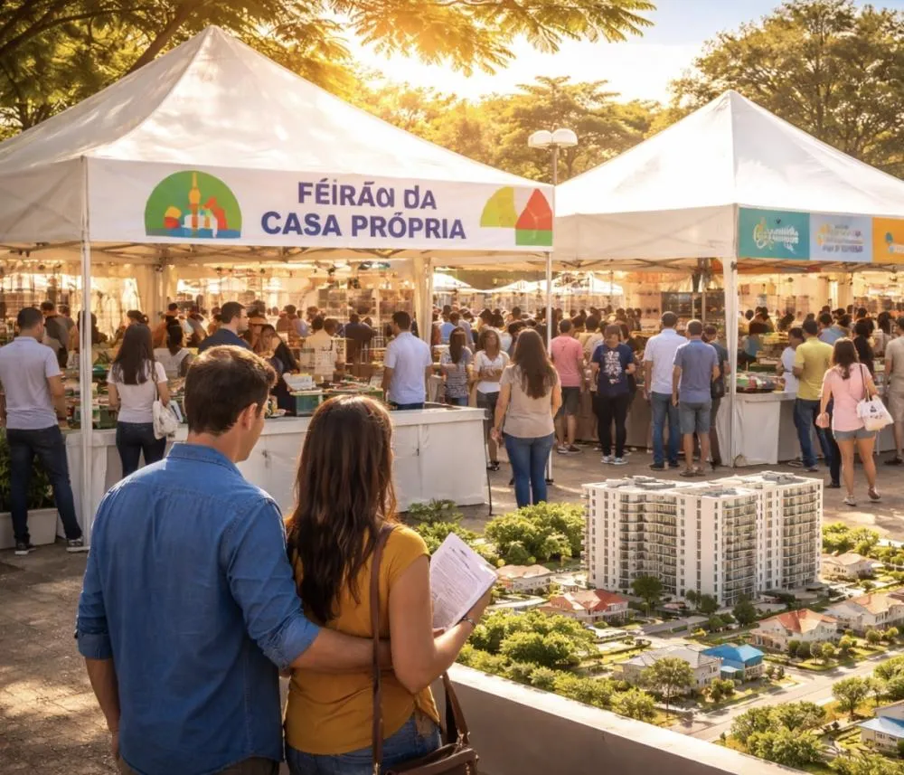 Feirão da Casa Própria em Uberaba abre credenciamento e promete movimentar o mercado imobiliário