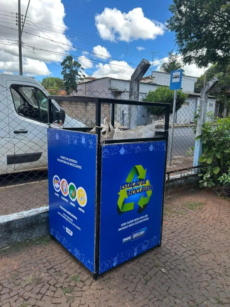 Uberlândia transforma infrações em reciclagem e instala novos pontos de descarte sustentável