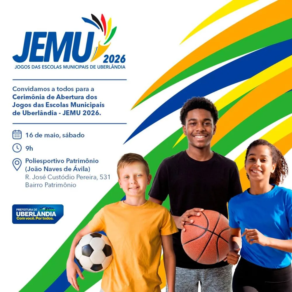 UBERLÂNDIA INICIA JOGOS ESCOLARES COM MAIS DE 3 MIL ALUNOS E DISPUTAS EM DIVERSAS MODALIDADES