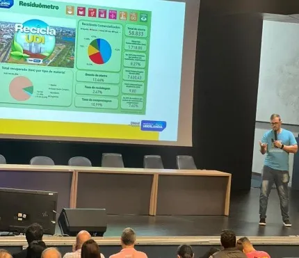 RECICLAGEM GANHA FORÇA EM UBERLÂNDIA E DMAE MOBILIZA MAIS DE 400 PESSOAS EM SEMANA AMBIENTAL