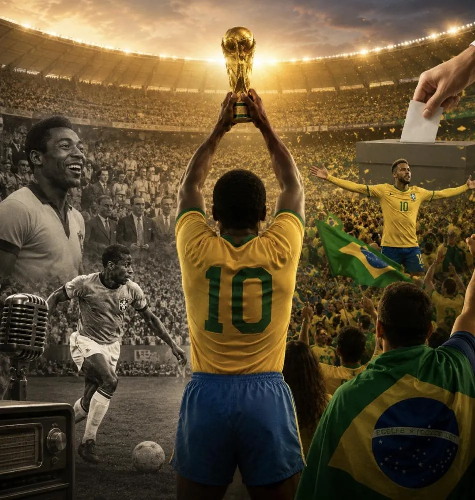 DO ESQUADRÃO DE OURO ÀS URNAS: COMO O FUTEBOL SEMPRE FOI USADO PARA MOBILIZAR O BRASIL