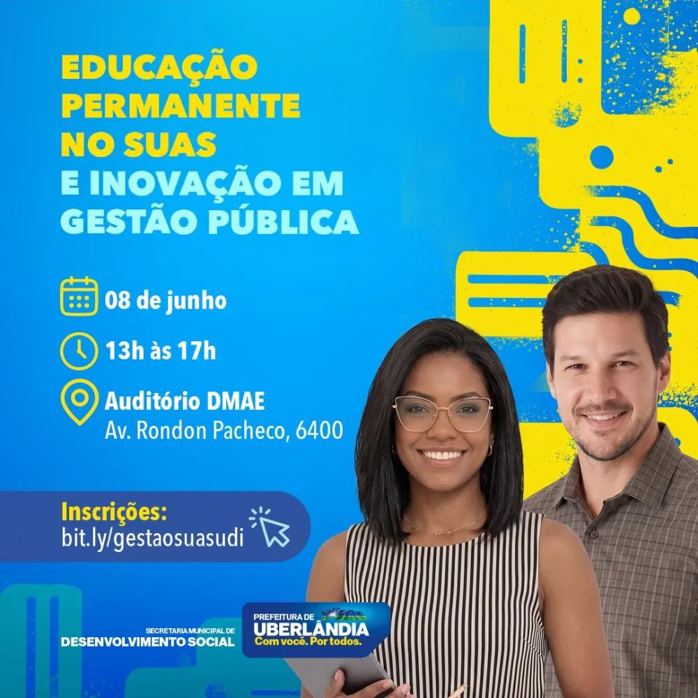 O SUAS CONSEGUE ACOMPANHAR A DEMANDA? EVENTO EM UBERLÂNDIA VAI DISCUTIR GESTÃO E INOVAÇÃO NA ASSISTÊNCIA SOCIAL