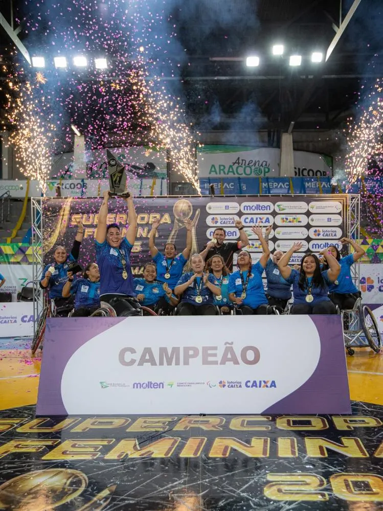 DECISÃO EMOCIONANTE COROA ADESUL COMO CAMPEÃ DA SUPERCOPA FEMININA DE BASQUETE EM CADEIRA DE RODAS EM ARAGUARI