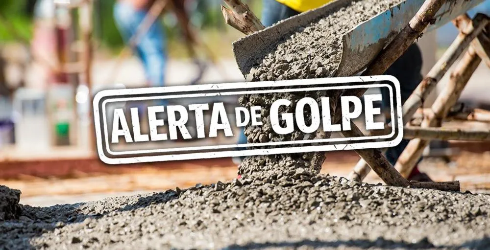 GOLPE DO CONCRETO EM ARAXÁ ACENDE SINAL VERMELHO E PODE CAUSAR PREJUÍZOS DE MILHARES DE REAIS