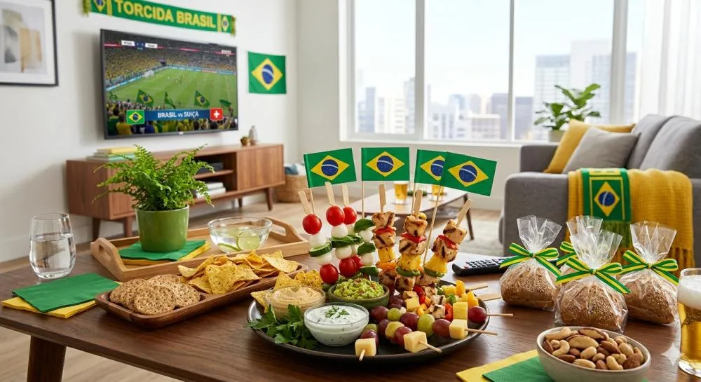 TRIÂNGULO MINEIRO ENTRA NO CLIMA DA COPA COM PETISCOS MAIS SAUDÁVEIS PARA TORCER PELO BRASIL