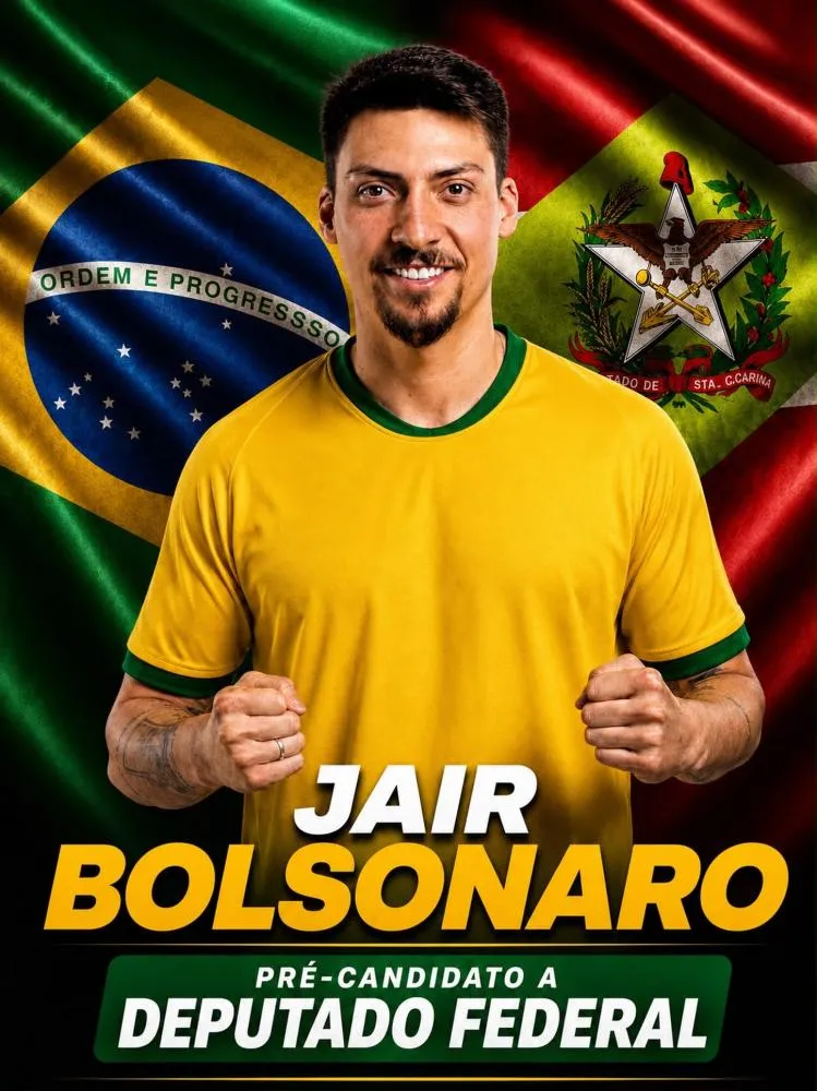 FILHO DE JAIR BOLSONARO ANUNCIA PRÉ-CANDIDATURA A DEPUTADO FEDERAL POR SANTA CATARINA