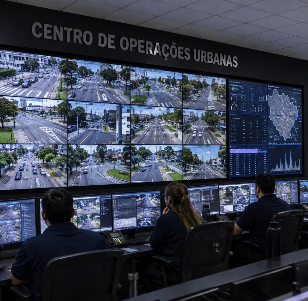 UBERLÂNDIA TERÁ 720 CÂMERAS COM IA EM MEGAPROJETO DE R$ 98 MILHÕES