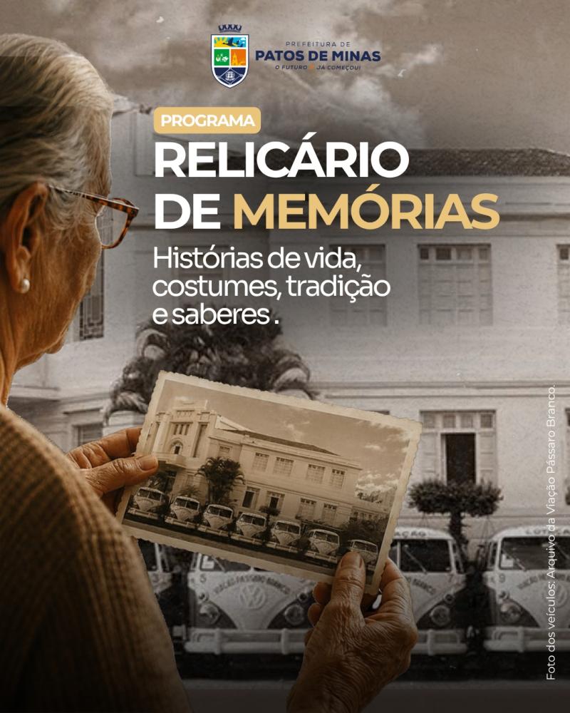 PATOS DE MINAS CRIA PROGRAMA PARA PRESERVAR HISTÓRIAS, TRADIÇÕES E SABERES POPULARES