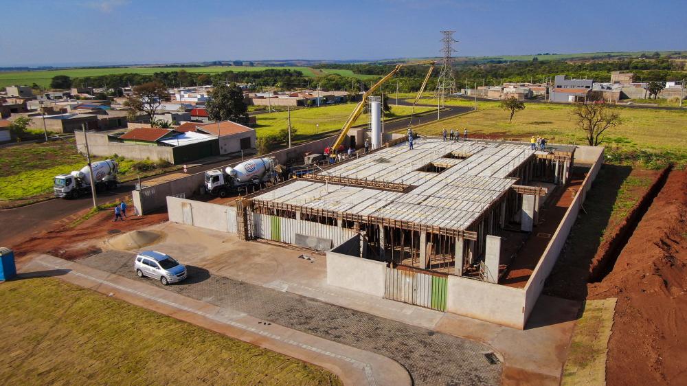 NOVA UBS DE UBERABA CHEGA A 55% DAS OBRAS