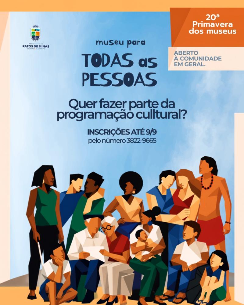 20ª PRIMAVERA DOS MUSEUS ABRE INSCRIÇÕES PARA ATIVIDADES CULTURAIS