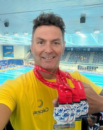 NADADOR DE PATOS DE MINAS CONQUISTA NOVE MEDALHAS NO BRASILEIRO MASTER