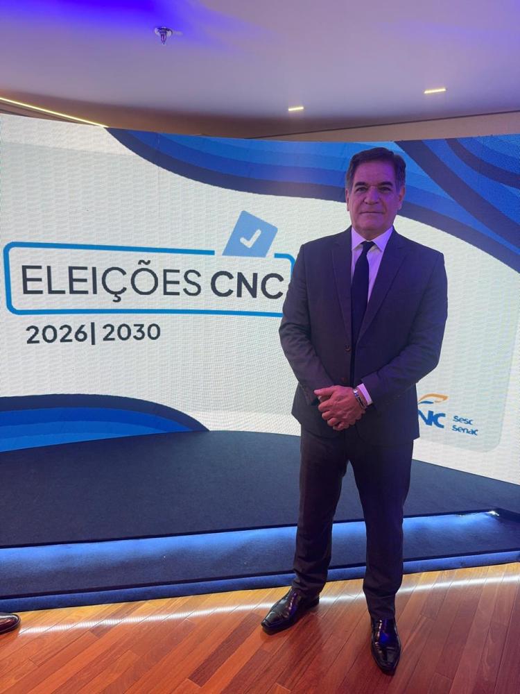 REPRESENTAÇÃO EMPRESARIAL TADROS É REELEITO PRESIDENTE DA CNC E NADIM DONATO É ELEITO VICE-PRESIDENTE