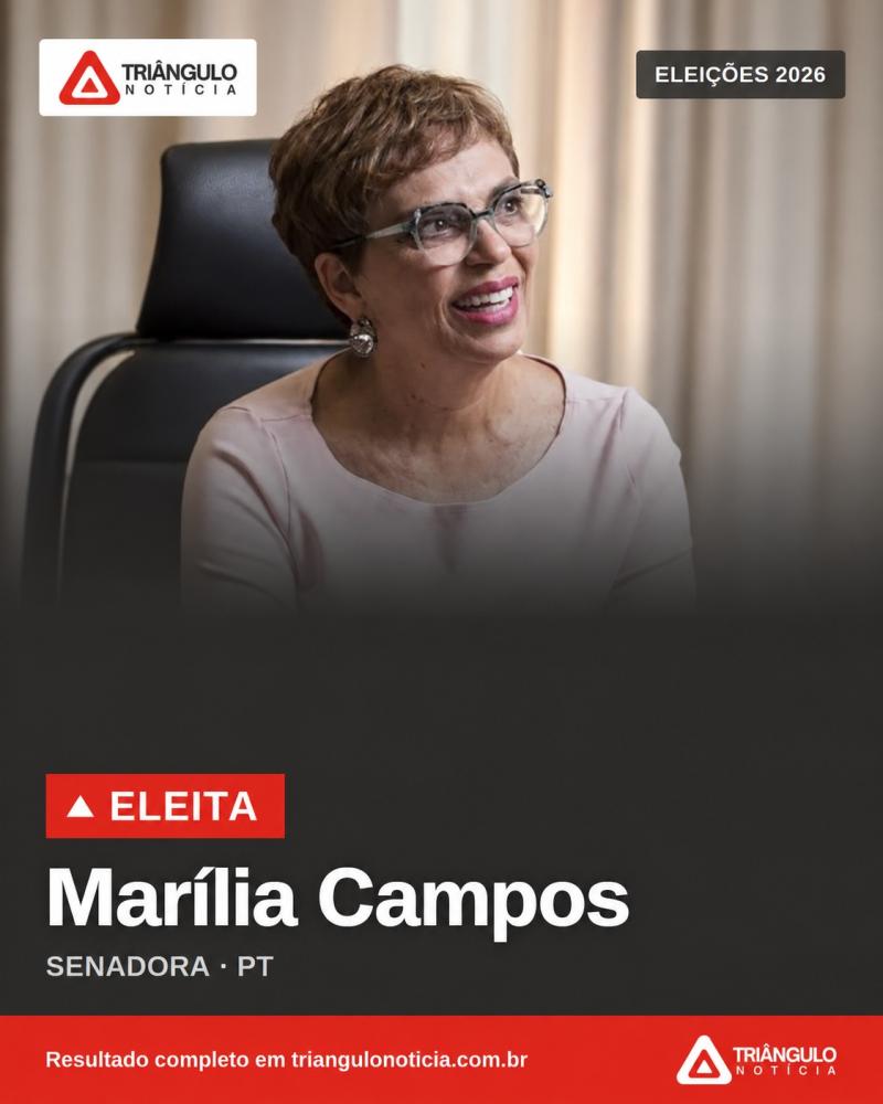 MARÍLIA CAMPOS, DO PT, É ELEITA SENADORA E CONQUISTA A SEGUNDA VAGA DE MINAS GERAIS