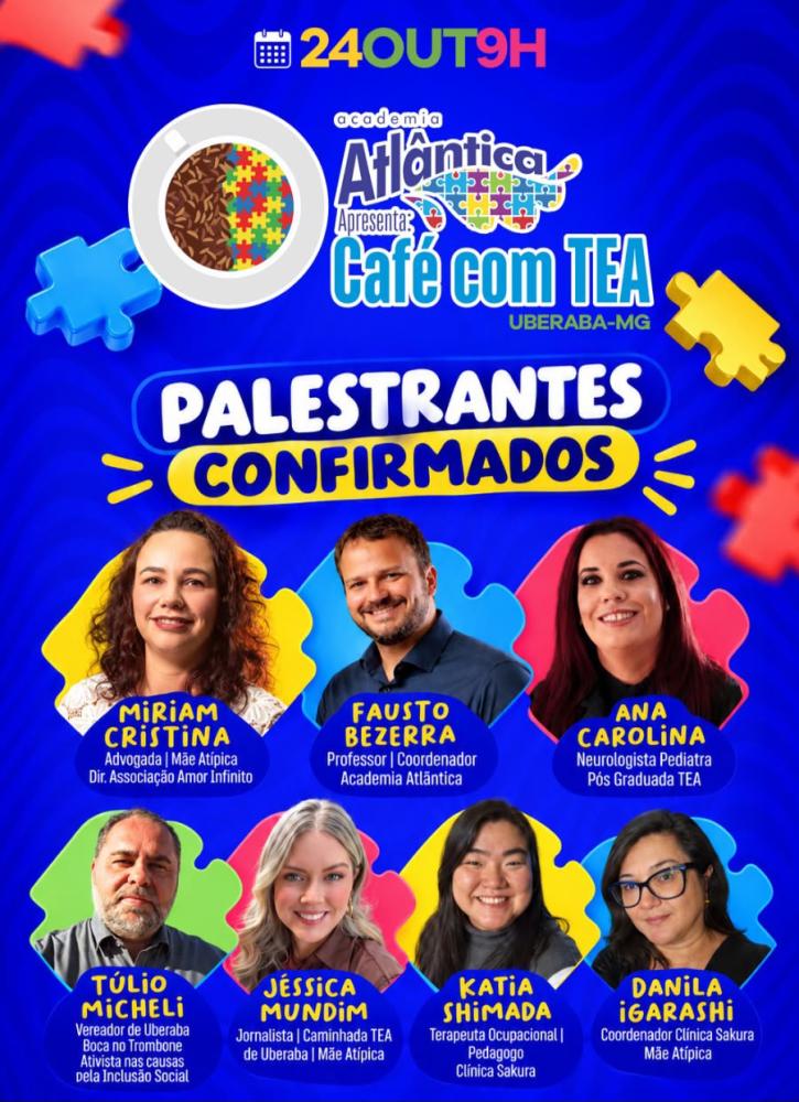 CAFÉ COM TEA CHEGA A UBERABA PARA AMPLIAR CONHECIMENTO E ACOLHIMENTO ÀS FAMÍLIAS ATÍPICAS