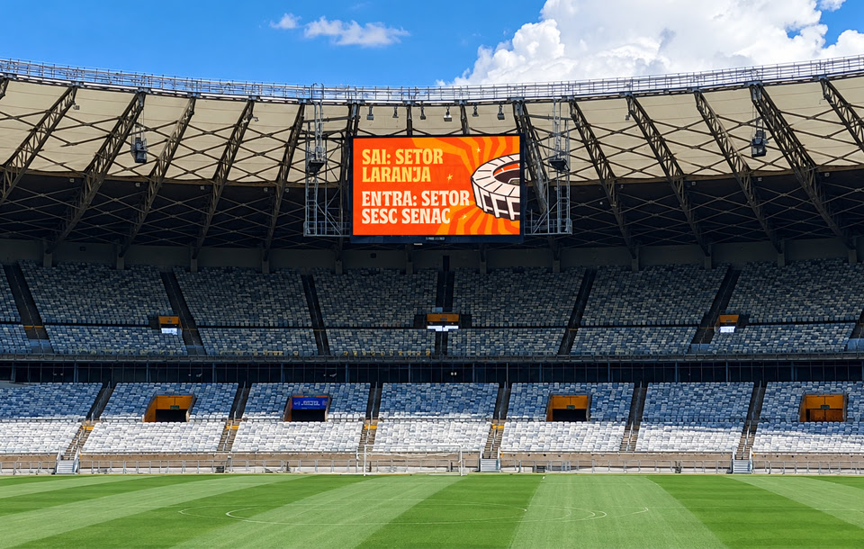 MINEIRÃO TERÁ SETOR COM NOME DO SESC E SENAC A PARTIR DE 23 DE OUTUBRO