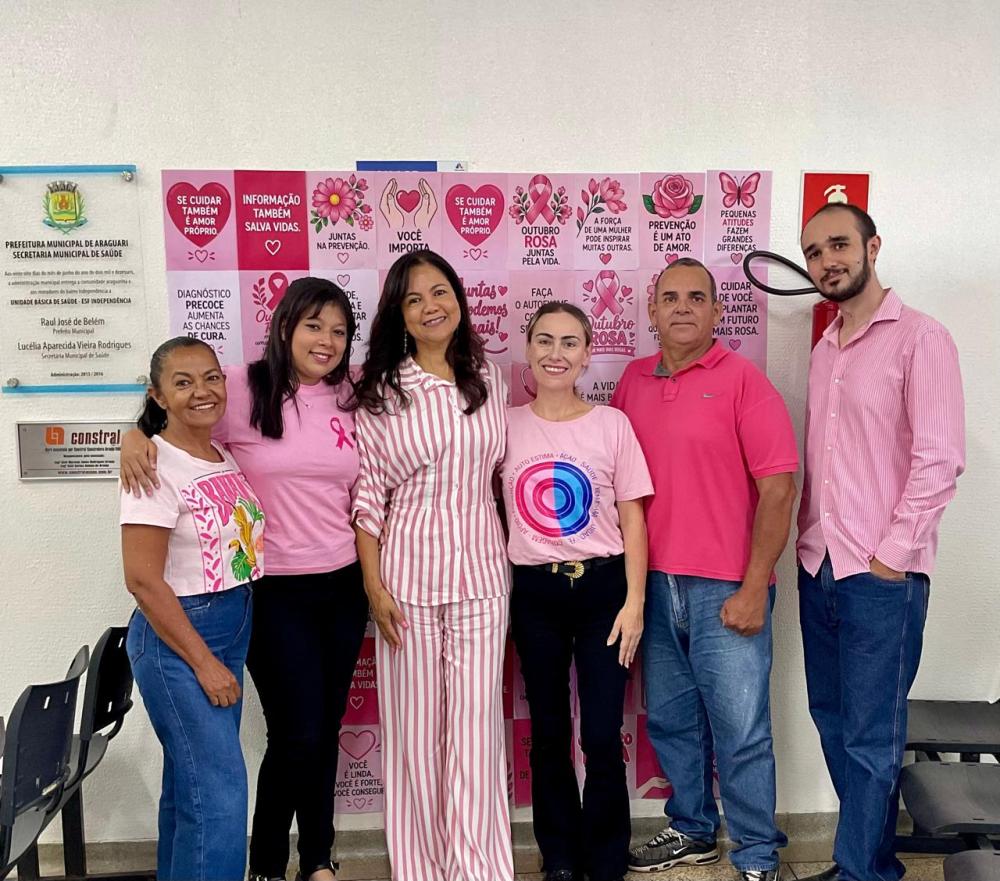 ARAGUARI REALIZA CERCA DE 700 EXAMES DURANTE AÇÃO DO OUTUBRO ROSA NAS UNIDADES DE SAÚDE