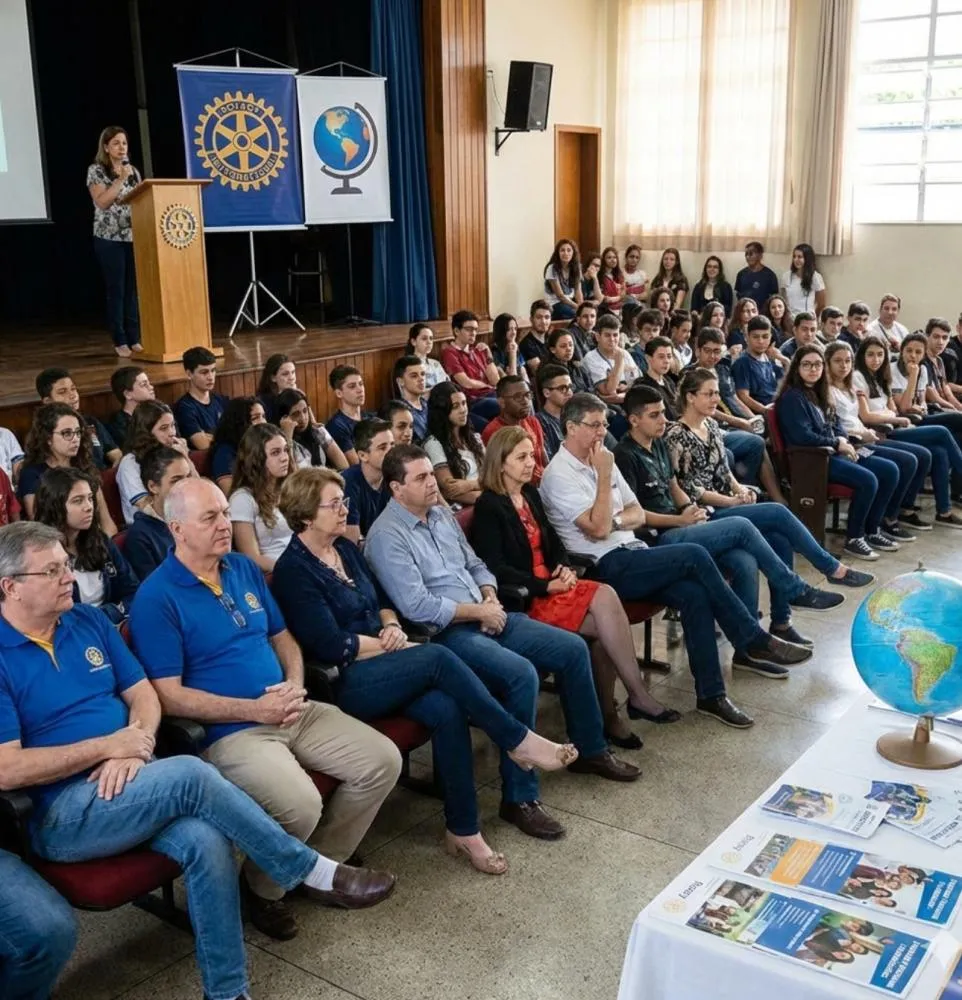 Rotary abre seleção para intercâmbio internacional com seminário gratuito para jovens