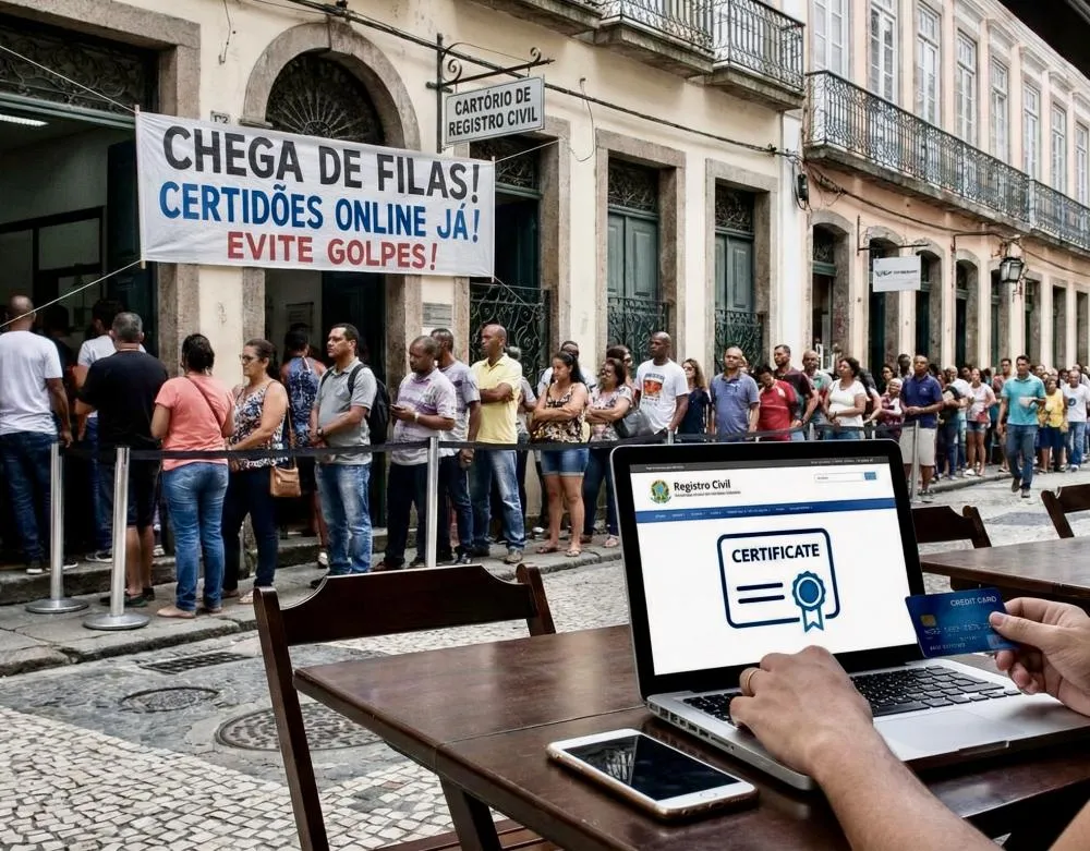 Ir ao cartório virou passado? Brasileiros já podem pedir certidões pela internet sem sair de casa