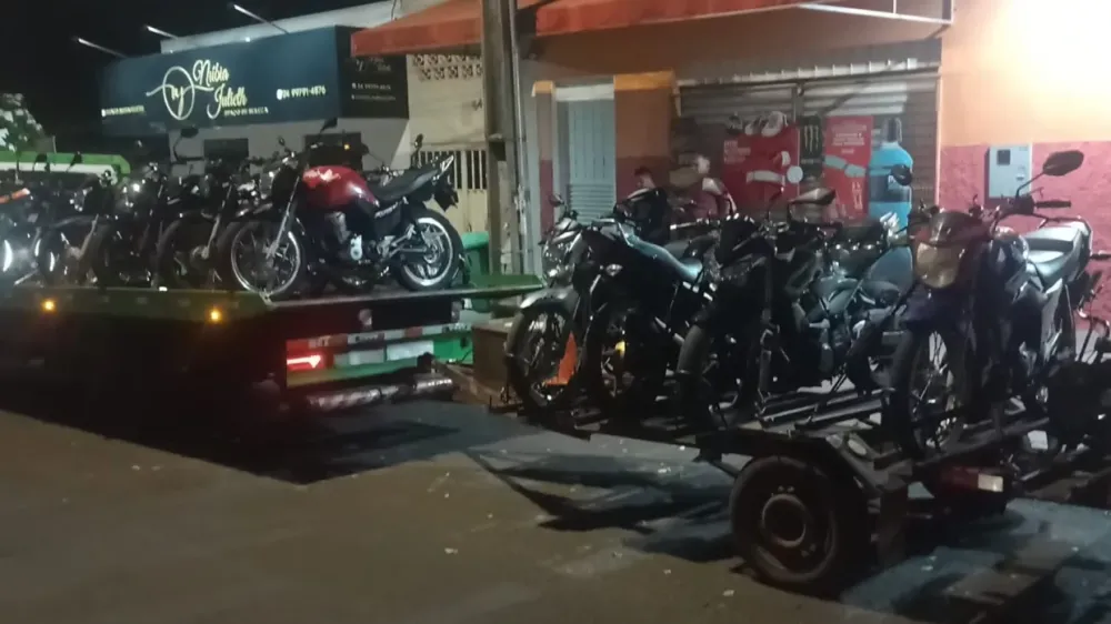 “Tolerância Zero nas Ruas”: Operação em Uberlândia apreende motos e mira barulho, rachas e manobras ilegais