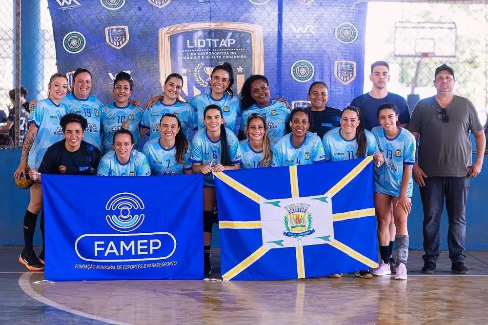 Araguari faz história: handebol feminino conquista título invicto e coloca o Triângulo Mineiro no mapa do esporte regional