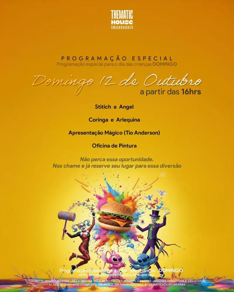 Thematic House celebra o Dia das Crianças com programação gratuita e personagens animados