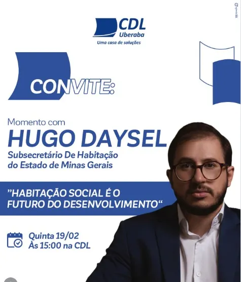 Habitação social entra no radar do comércio e evento na CDL promete debate estratégico para o futuro de Uberaba