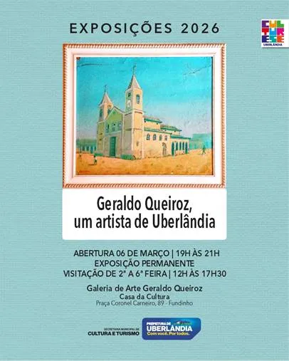 Aos 110 anos de nascimento, Geraldo Queiroz ganha exposição permanente em Uberlândia