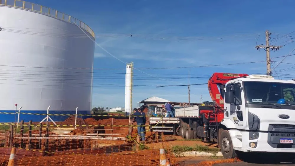 Obra milionária promete reforçar abastecimento de água na região Leste de Uberlândia